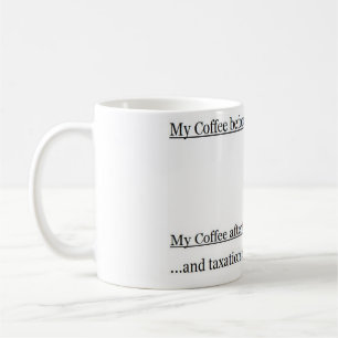 Min kaffe och skatter kaffemugg