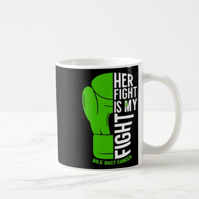 Min kamp är min kamp Gallgångscancer Medvetenhet 1 Kaffemugg (Höger)