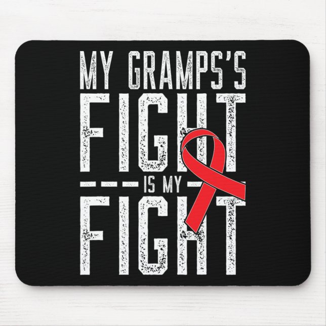 Min kamp är min kamp mot blodcancer musmatta (Framsidan)