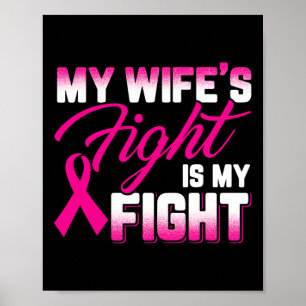 Min kamp mot bröstcancer är min kamp poster