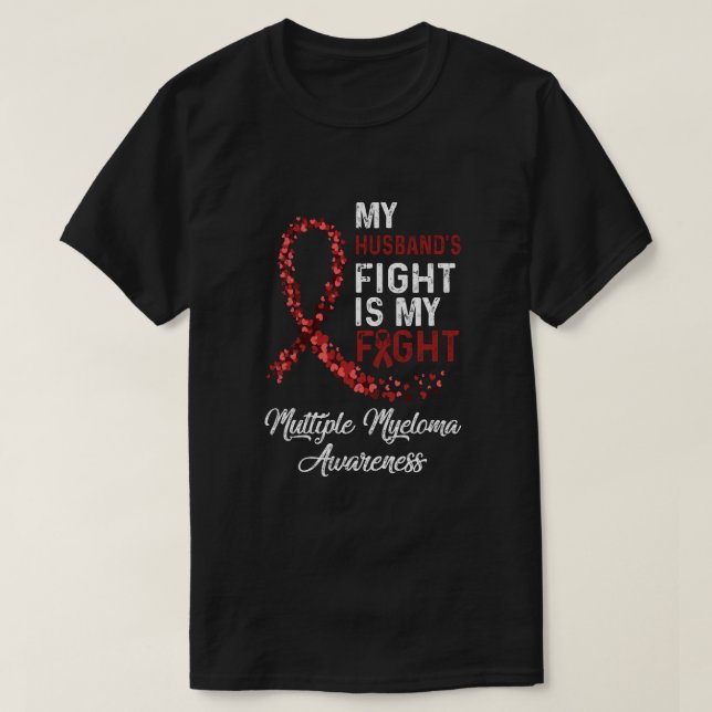 Min kamp mot Make är Många Myeloma Awa T Shirt (Design framsida)