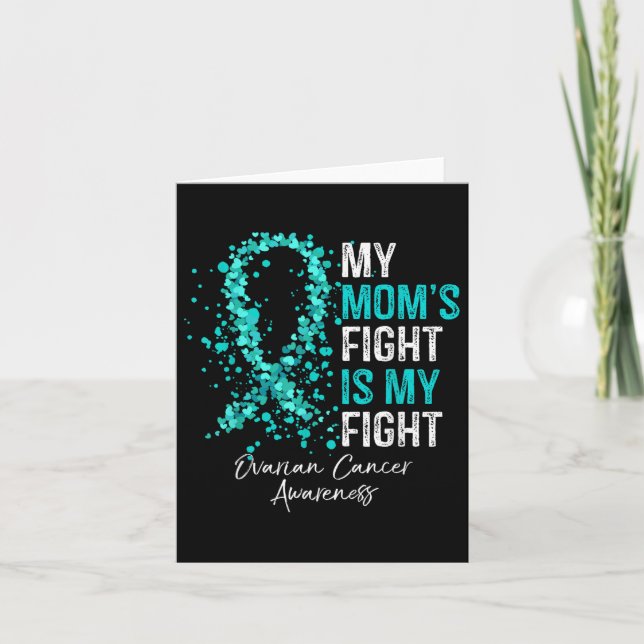 Min kamp mot Mammor är min kamp - Ovariancancer Aw Kort (Framsida)