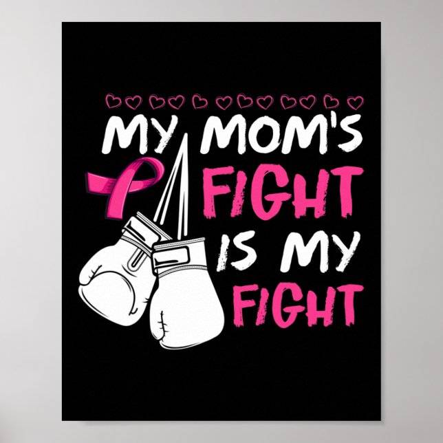 Min kamp mot Mammor är min medvetenhet om bröstcan Poster (Framsidan)
