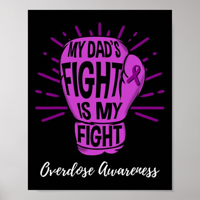 Min kamp mot Pappor är min kamp mot överdoseringsm Poster (Framsidan)