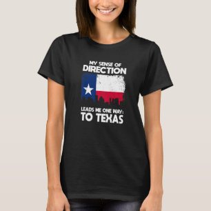 Min känsla av riktning mot Texas Western 1 T Shirt