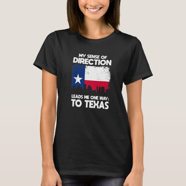 Min känsla av riktning mot Texas Western 1 T Shirt (Framsida)