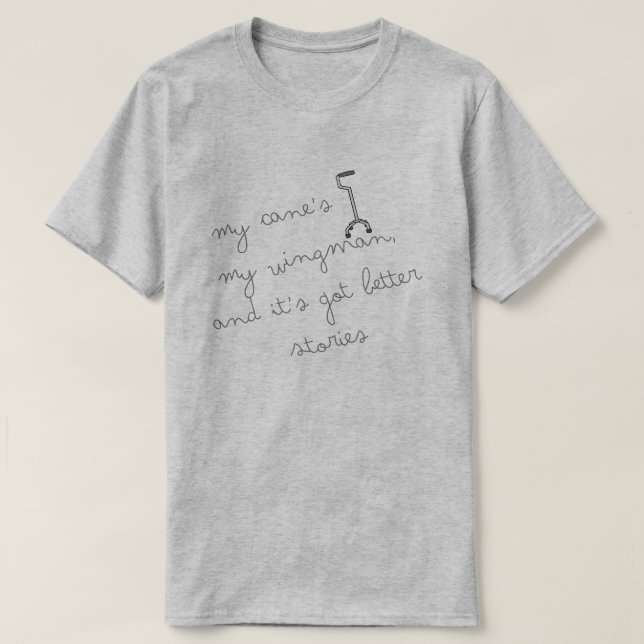 Min Käpp är min vaktman T Shirt (Design framsida)