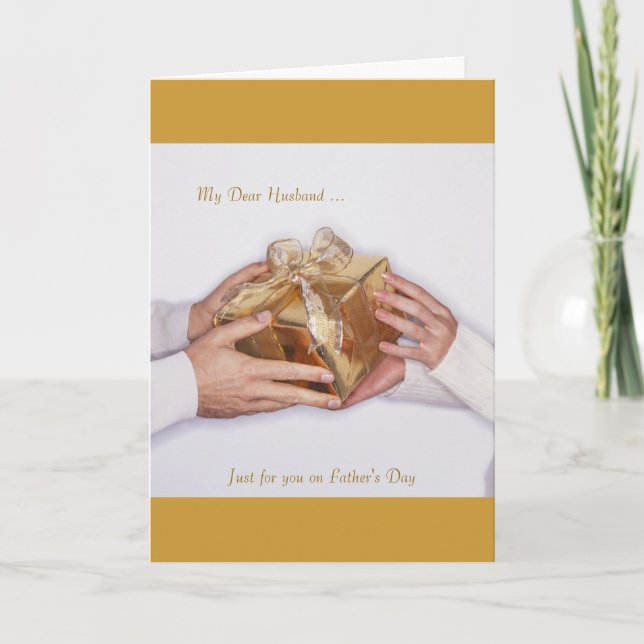 Min kära make…, precis för dig på fars dag kort (Framsida)