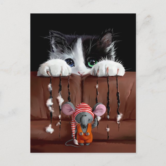 Min kära mus vykort (Framsida)