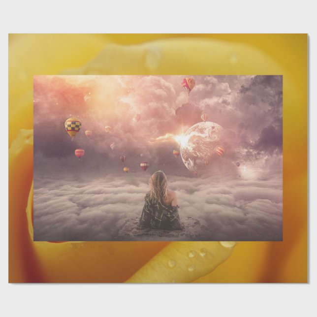 Min Kärlek Alla hjärtans dag är Papper Presentpapper (Platt)