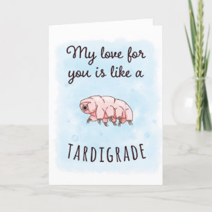 Min kärlek är lik ett tardigrade kort