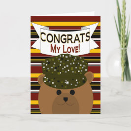 Min Kärlek - armésoldat Gratulerar! Kort