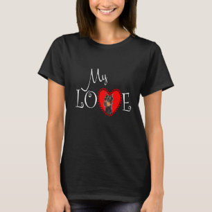 Min Kärlek Doberman Pinscher T Shirt