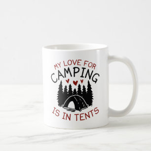 Min Kärlek för Camping Kaffemugg