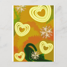 Min kärlek för min katt inbjudan vykort