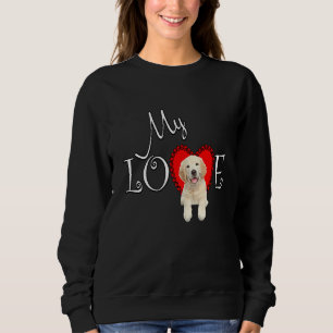 Min Kärlek Golden Retriever Kärlek 2 T Shirt