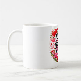 Min kärlek jag är så glad kaffemugg