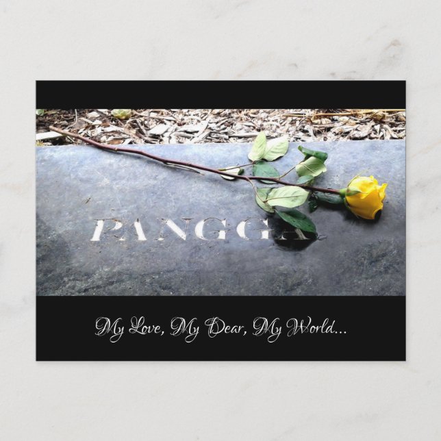 Min Kärlek, min kära, min värld.. Vykort (Framsida)