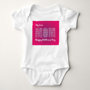 Min kärlek Min Mamma Mors dag T-Shirt
