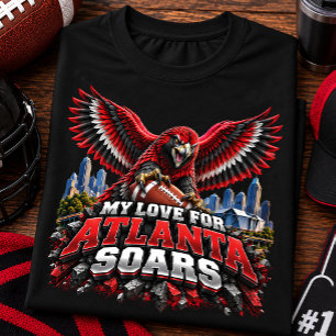 Min kärlek till Atlanta Soars fotbollsfan T Shirt
