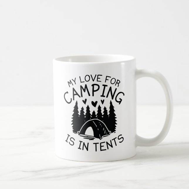 Min kärlek till camping kaffemugg (Höger)