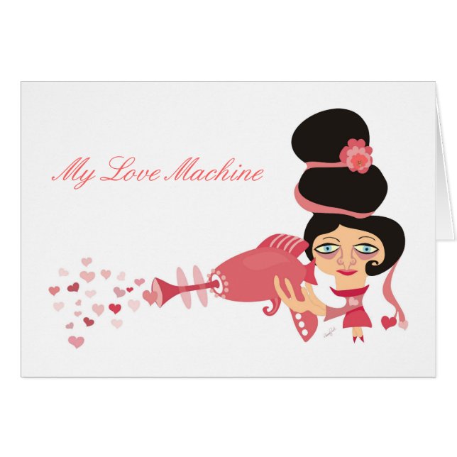 Min kärlekmaskin OBS kort (Framsidan Horizontal)