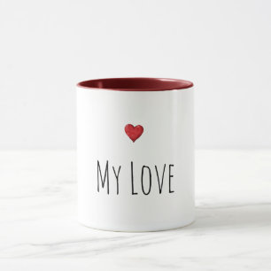 Min kärlekshjärta mugg