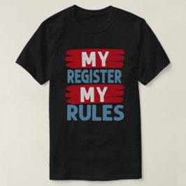 Min kassa, min regel t shirt
