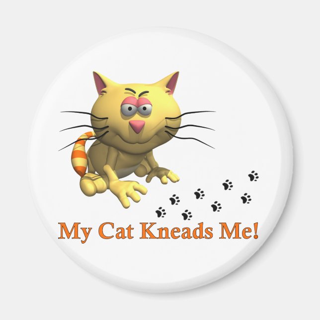 Min Kat Kneads Me Magnet (Framsidan)