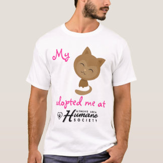 Min katt adopterade mig på AAHS T-shirt
