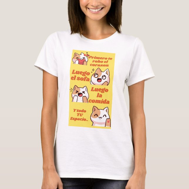 min katt äger allt t shirt (Framsida)
