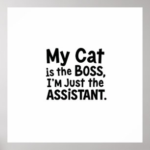 Min katt är Chef Poster