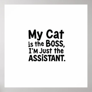 Min katt är Chef Poster