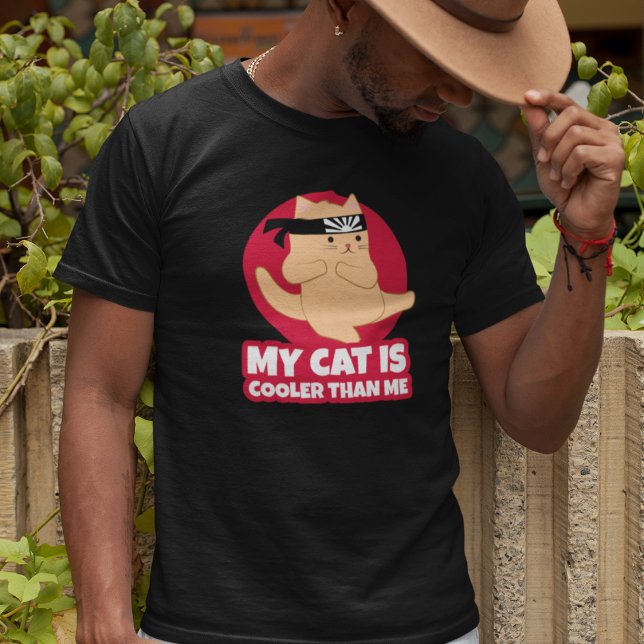 Min katt är Cooler Than Funny Karate T Shirt (Skapare uppladdad)