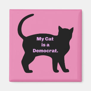 Min katt är en demokrat magnet
