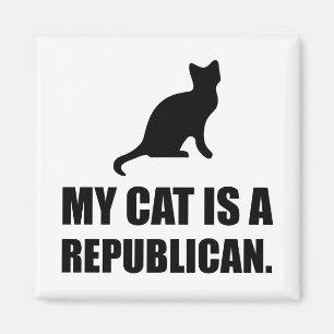 Min katt är ett republikanskt roligt politiskt magnet