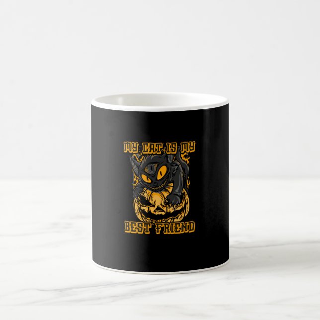 Min katt är min bästa vän kaffemugg (Center)