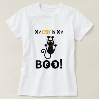 Min katt är min Boo Halloween Girls T-Shirt