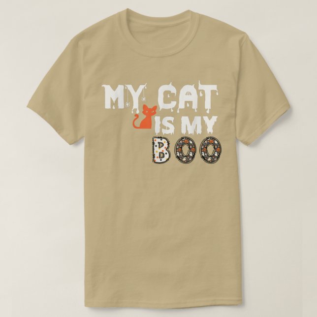 Min katt är min boo t shirt (Design framsida)