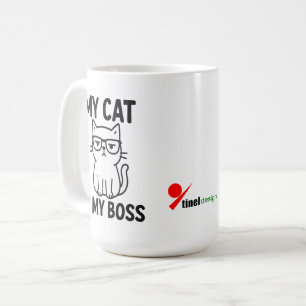 Min katt är min chef kaffemugg