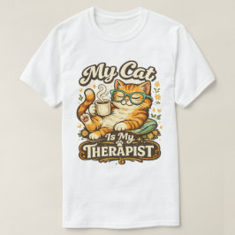 Min katt är min terapeut T-Shirt