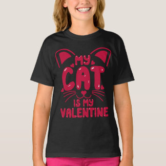 Min katt är min valentin Alla hjärtans dag 2023 pr T Shirt