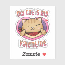 Min katt är min valentin Orange Tabby