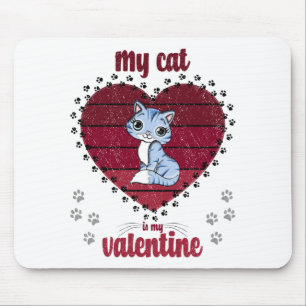 Min katt är min Valentine Alla hjärtans gåva til Musmatta