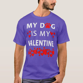 Min katt är min Valentine Kitten Älskare Heart Val T Shirt