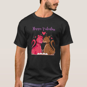 Min katt är min Valentine Kitten Cupid Valentines T Shirt