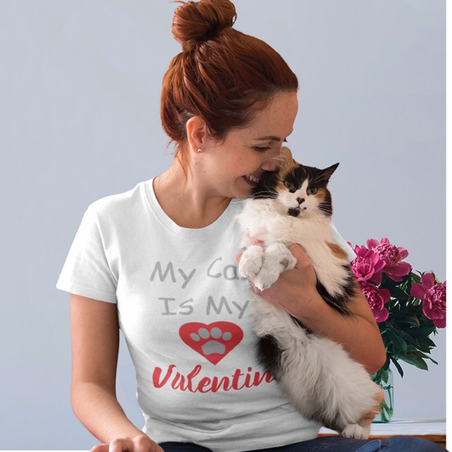 Min katt är min Valentine T Shirt (Skapare uppladdad)