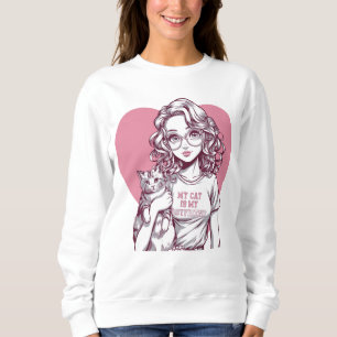 Min katt är min vän - Cute Cat Lover Art T Shirt