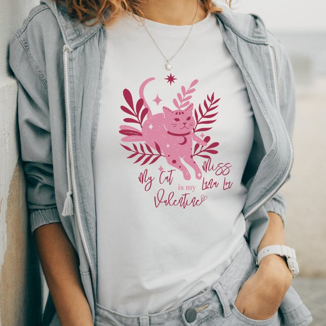 Min katt är mitt eget namn Celestial Boho T Shirt (Personalize with your cats name.)