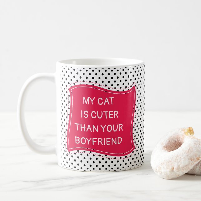 Min katt är router än din vän kaffemugg (Med munk)